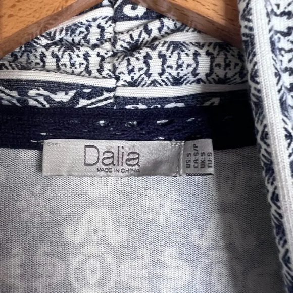 Dalia Open Front Long Sleeve Peplum Cardigan Boho‎ Soft Comfy Size Small - Picture 5 of 8